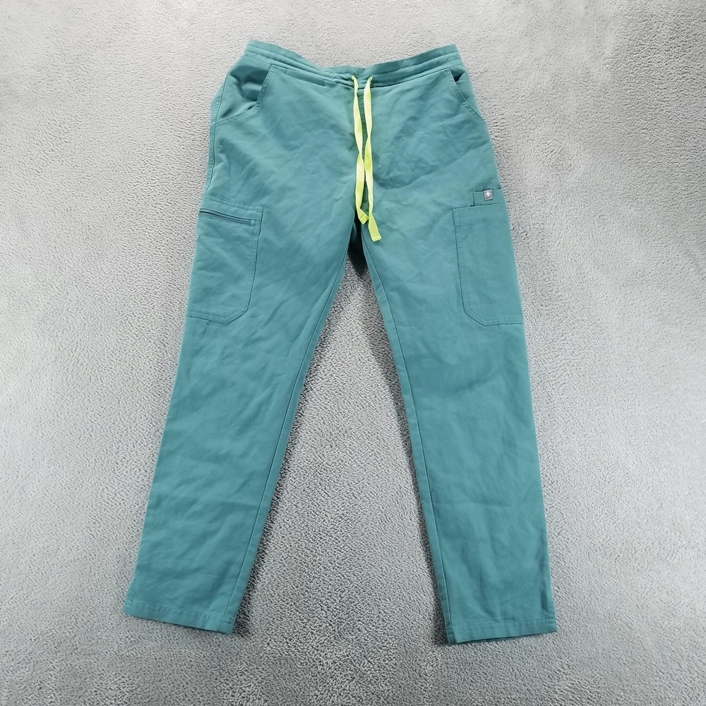 FIGS Scrub Pants Womens XS Teal Technical Collection‎ Drawstring Medical TW2000P